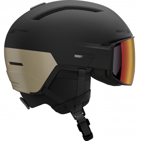 copy of Kask narciarski Salomon DRIVER Black/Red Accent/Solar 2021